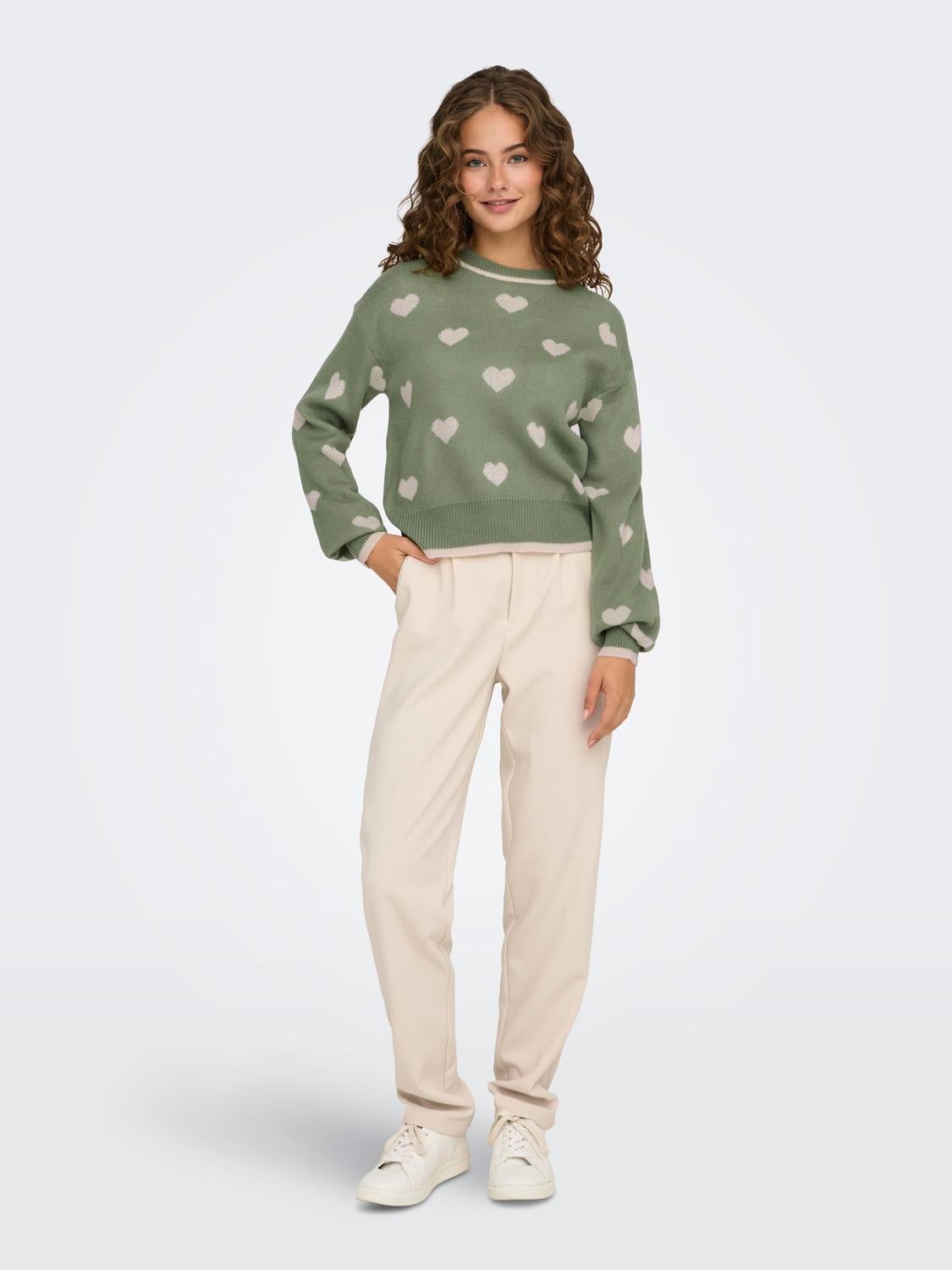 JDYROMANCE Strickpullover Sea Spray