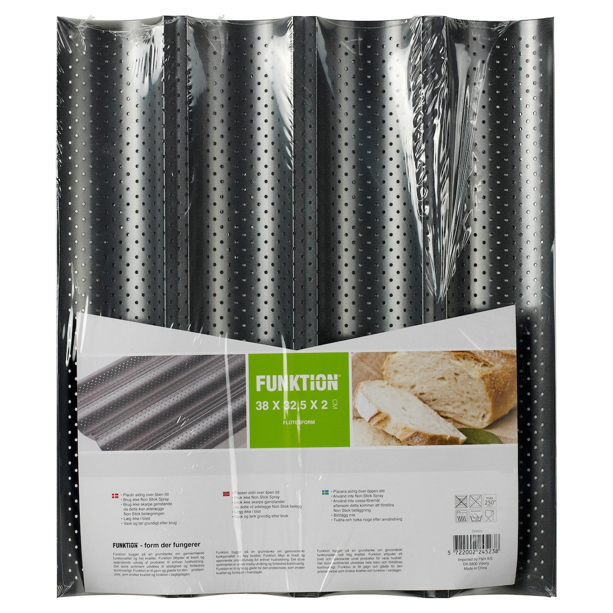 Funktion Baguette mould 38 x 32,5 x 2,5 cm