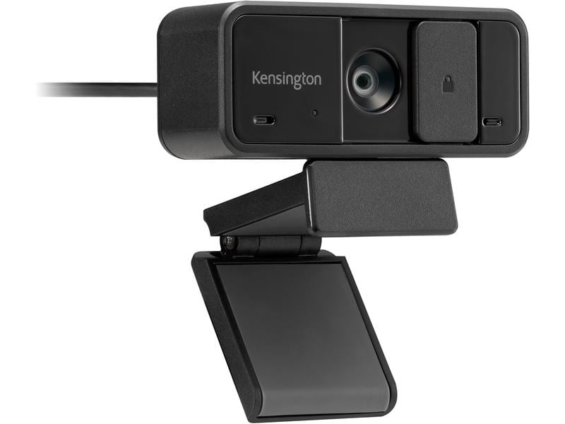Kensington Webcam W1050 Fixed Focus Weitwinkel-Webcam mit USB-A Anschluss und flexible Kamerapositionierung
