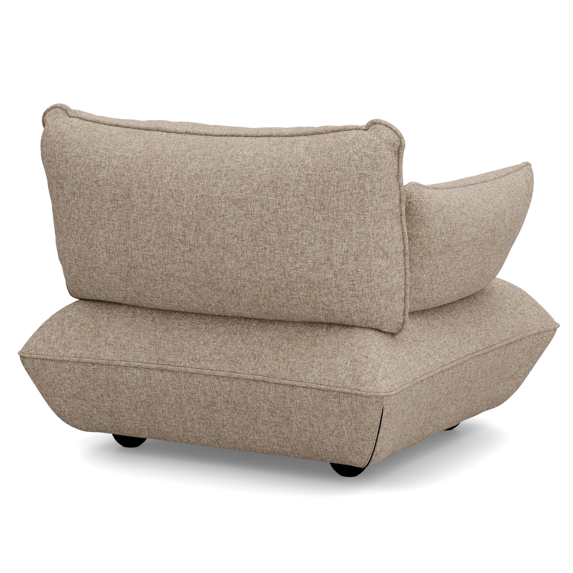 Fauteuil Sumo loveseat boucle recycled brown melange