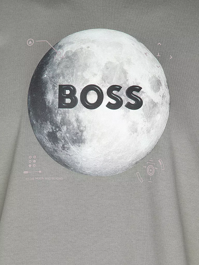 BOSS T-Shirt TE_MOON  grau