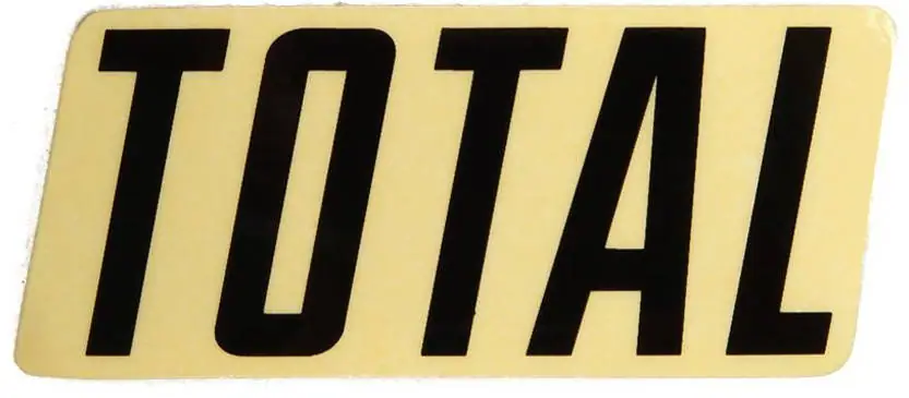 Total BMX Logo Klistermærke | SkatePro