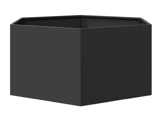 Jardinière bac lit surélevé noire 104 x 90 x 45 cm 02_0038632