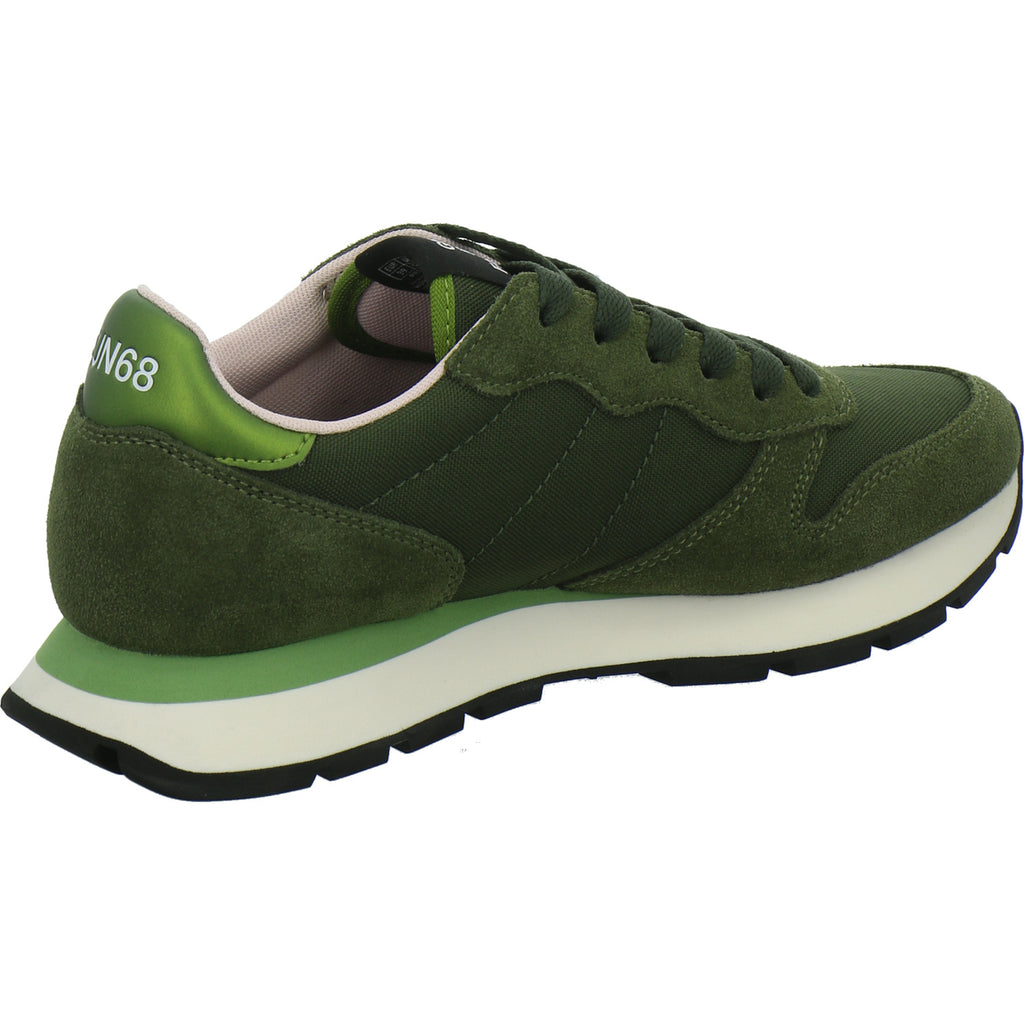 SUN68 Sneaker Damen oliv