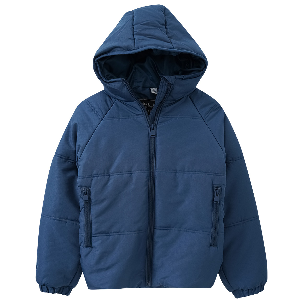 Yigga Jungen Steppjacke mit Kapuze dunkelblau