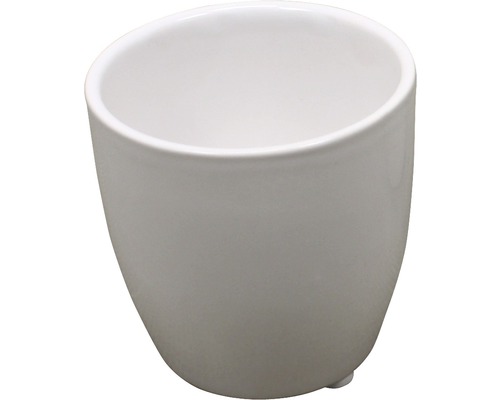 Keramische bloempot Ø 5,5 cm H 9 cm wit