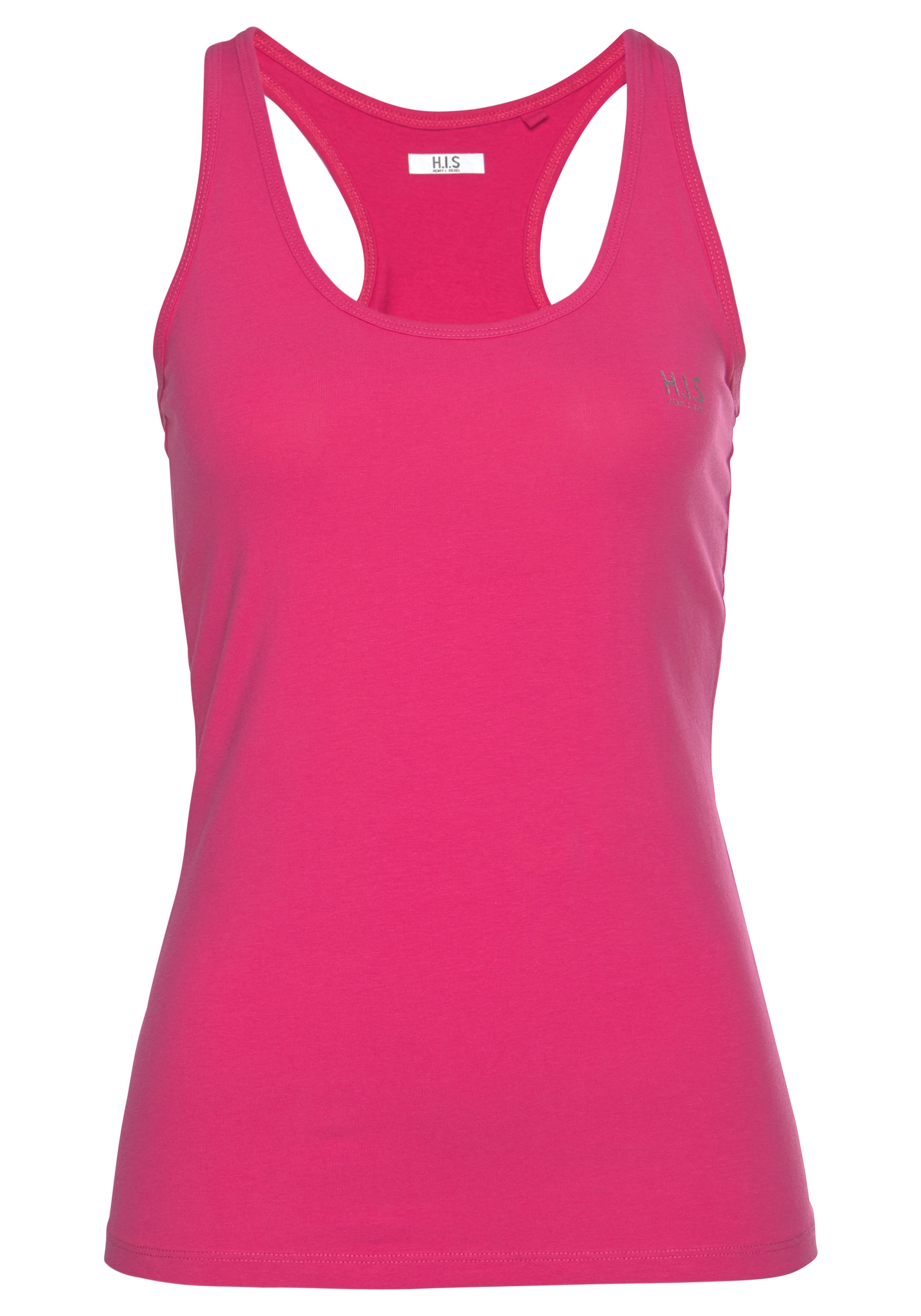H.I.S Tanktop, 3er-Packer Packung, Softer Feinripp mit elastischer Baumwolle für hohen Tragekomfort