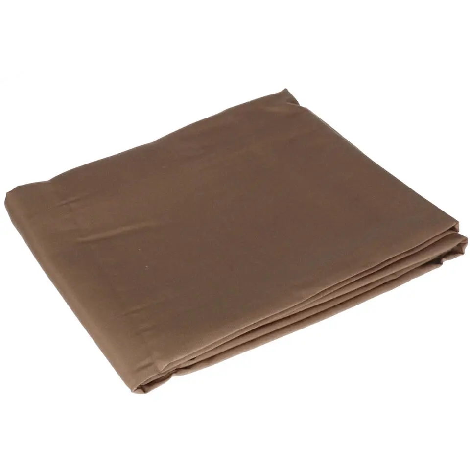 Stof Textile Tafelkleed - 180 x 180 cm - khaki - Tafellaken