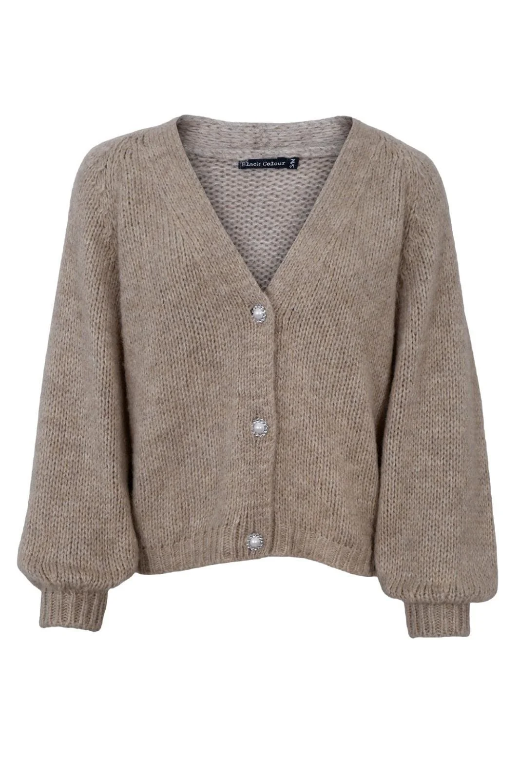 Black Colour Bcpearl Knit Cardigan sand
