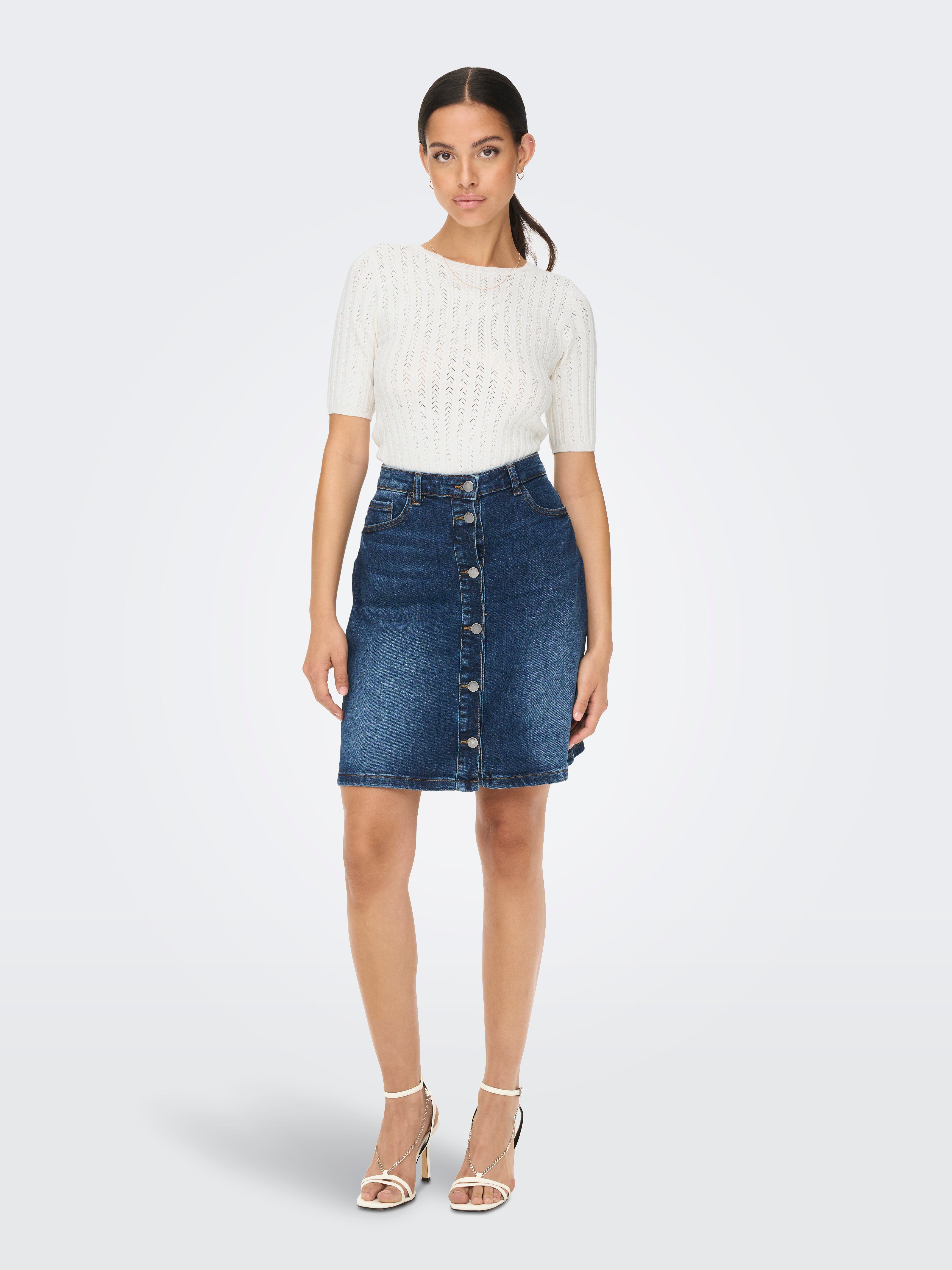 JDYANNAMARIA Strickpullover Cloud Dancer