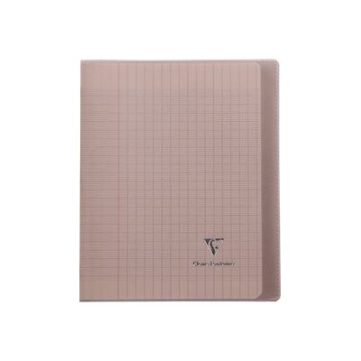 Clairefontaine Koverbook - Cahier polypro 17 x 22 cm - 48 pages - grands carreaux (Seyes) - disponible dans différentes couleurs