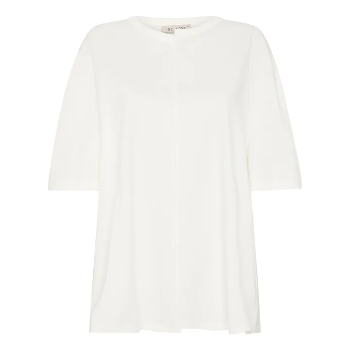 St Agni T-shirt Deconstructed Coton Bio | Blanc
