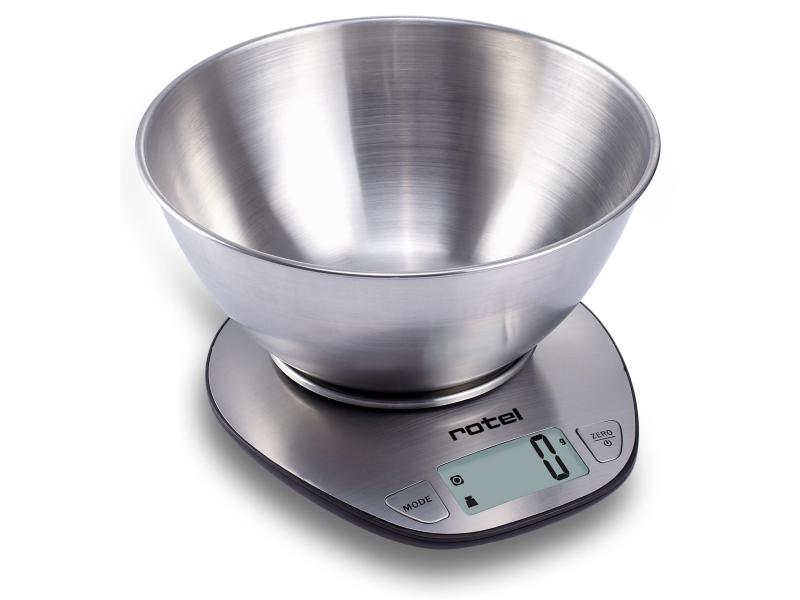 Rotel Küchenwaage U490CH1 Silber Edelstahl-Küchenwaage