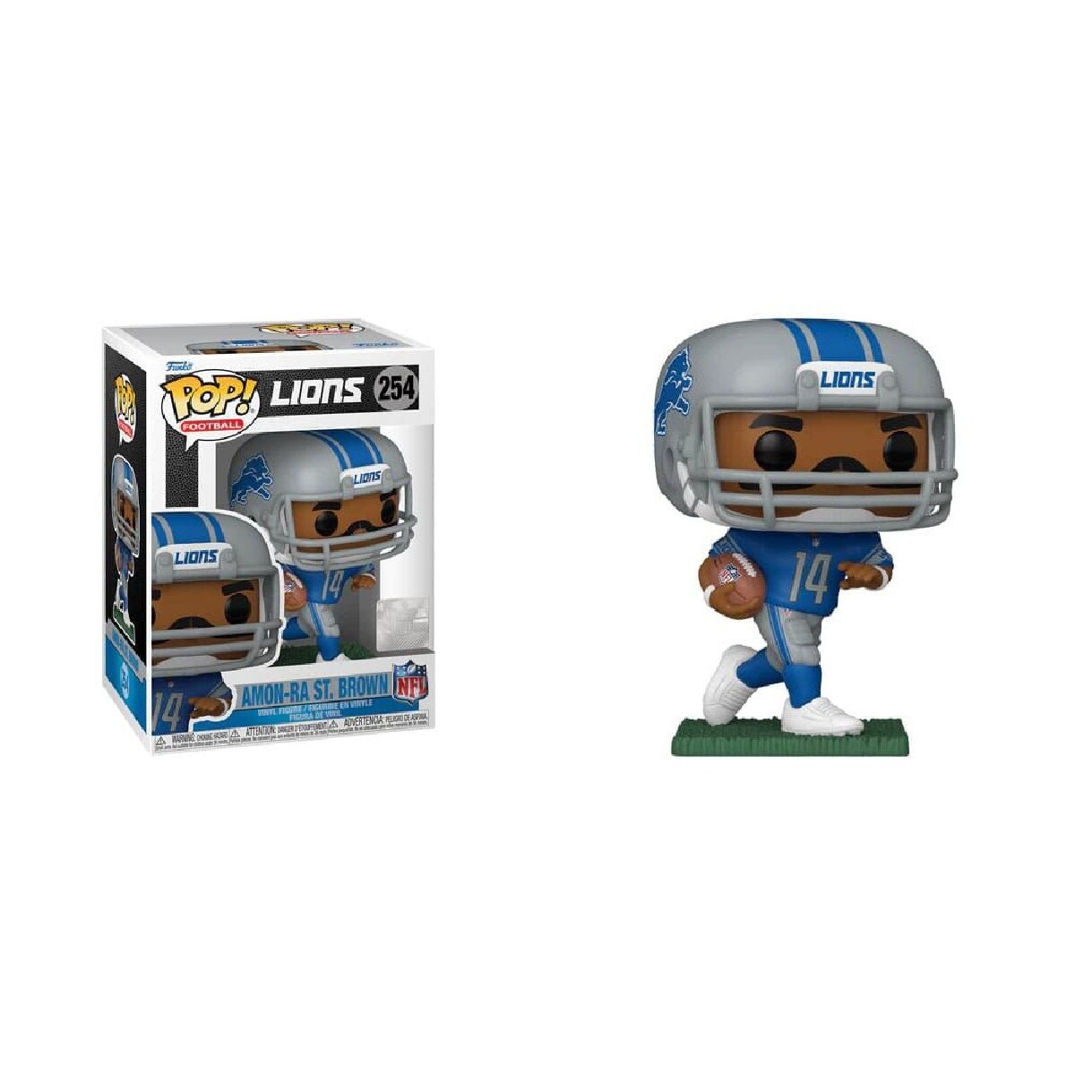 Funko Pop! - NFL #254 - Amon-Ra St. Brown / Detroit Lions Sammelfigur American Football Spieler