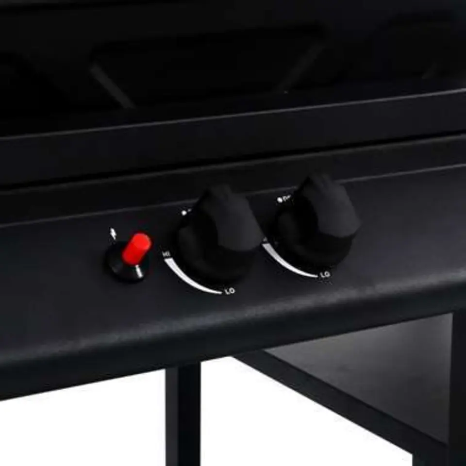 vidaXL - Barbecue - Zwart - Staal