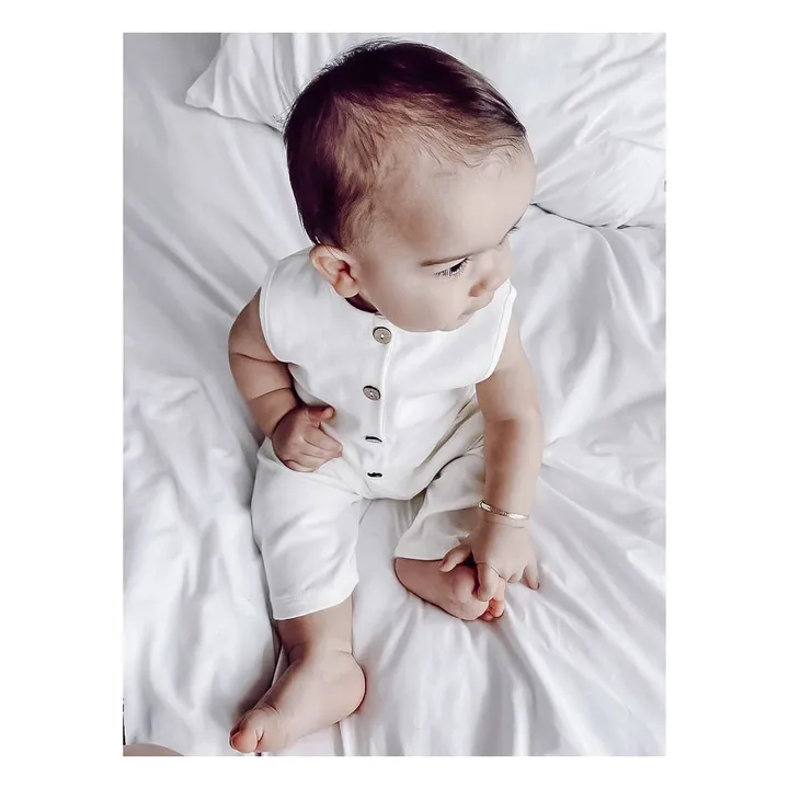 Bamboo Baby combinaison Coton Bio | Crème