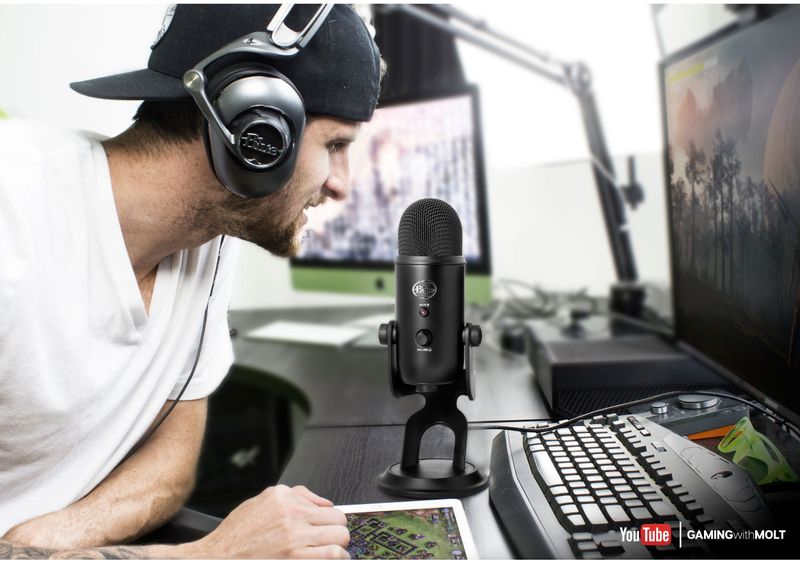 Blue Microphones - Yeti - Microfoon - Blackout - USB - Studiokwaliteit