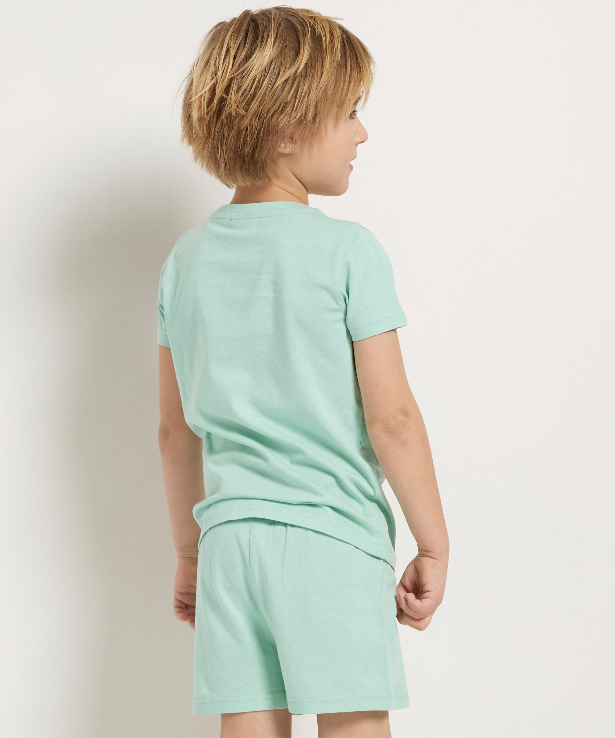 shortama set met print