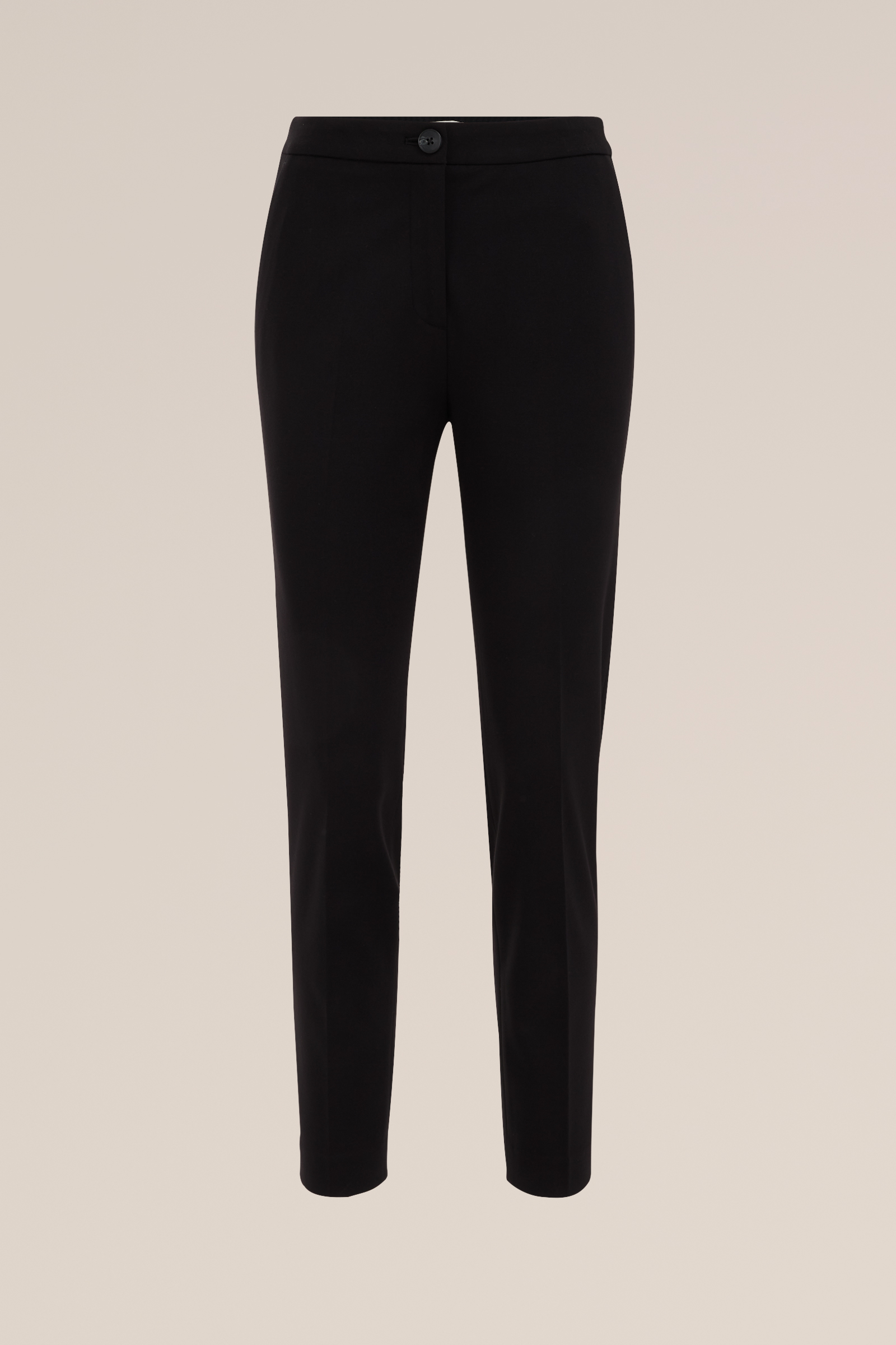 slim fit pantalon met stretch WE Fashion Zwart