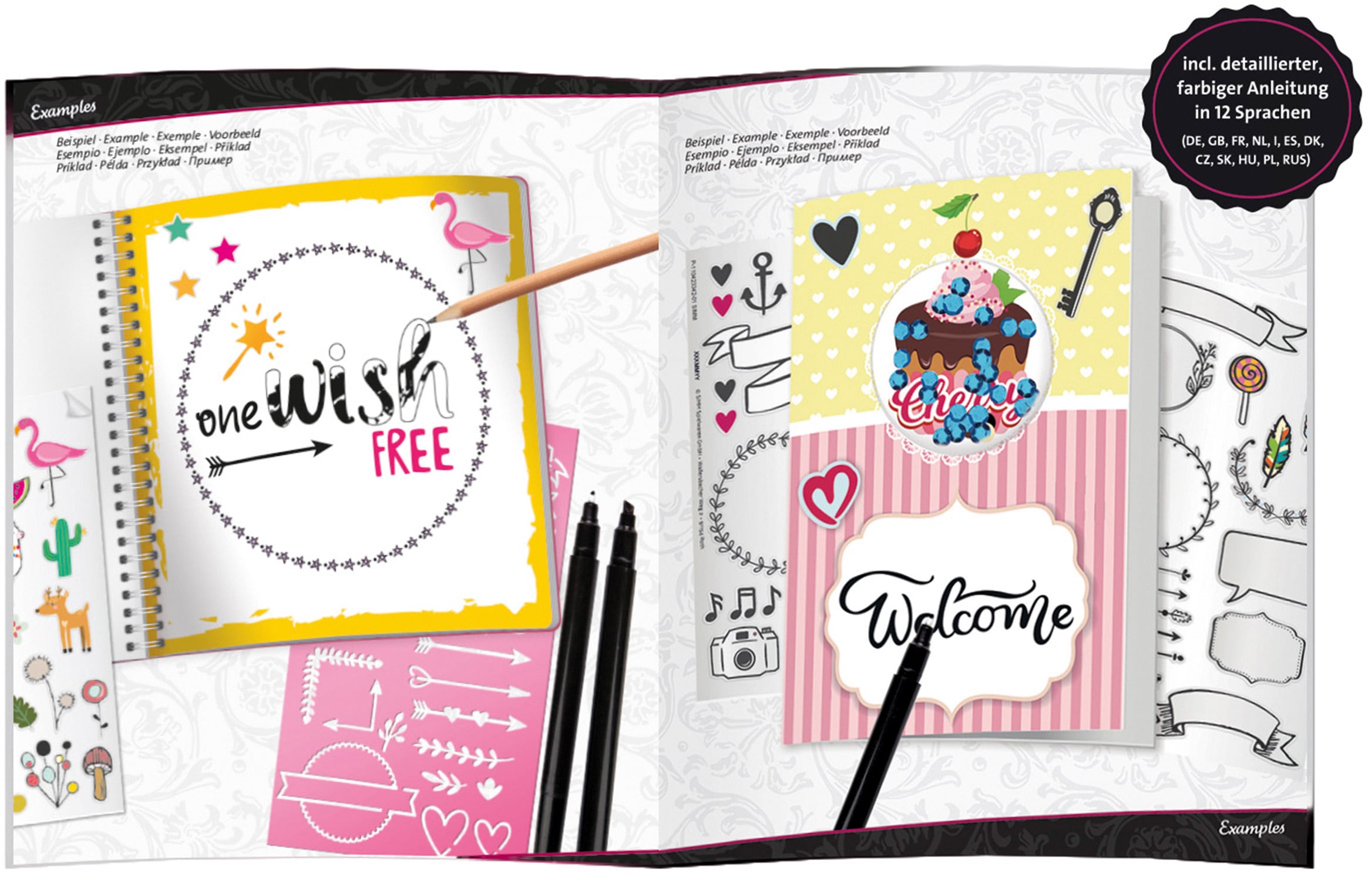 Lena® Kreativset »Handlettering-Set, gross«