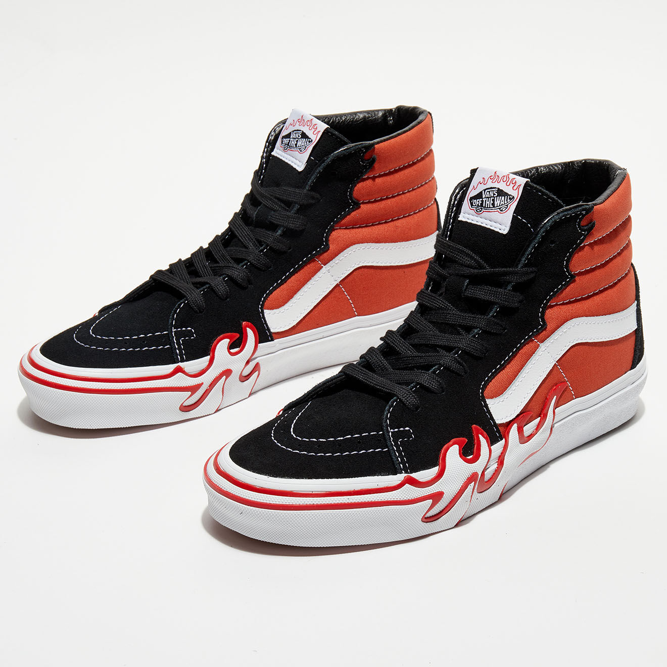Vans Baskets SK8-Hi Flame noir/brique