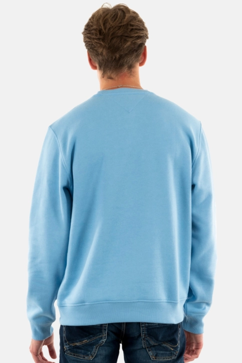 Sweat tommy jeans reg s flag c15 westside blue