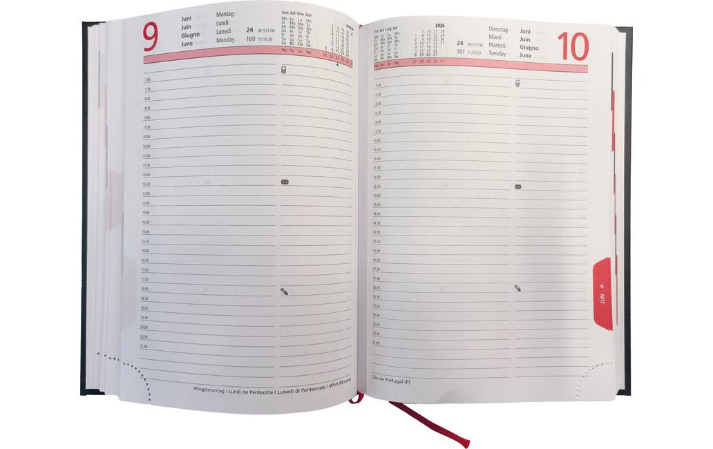 Geschäftsagenda Registra 14.5 x 20.5 cmTaschenagenda 2026