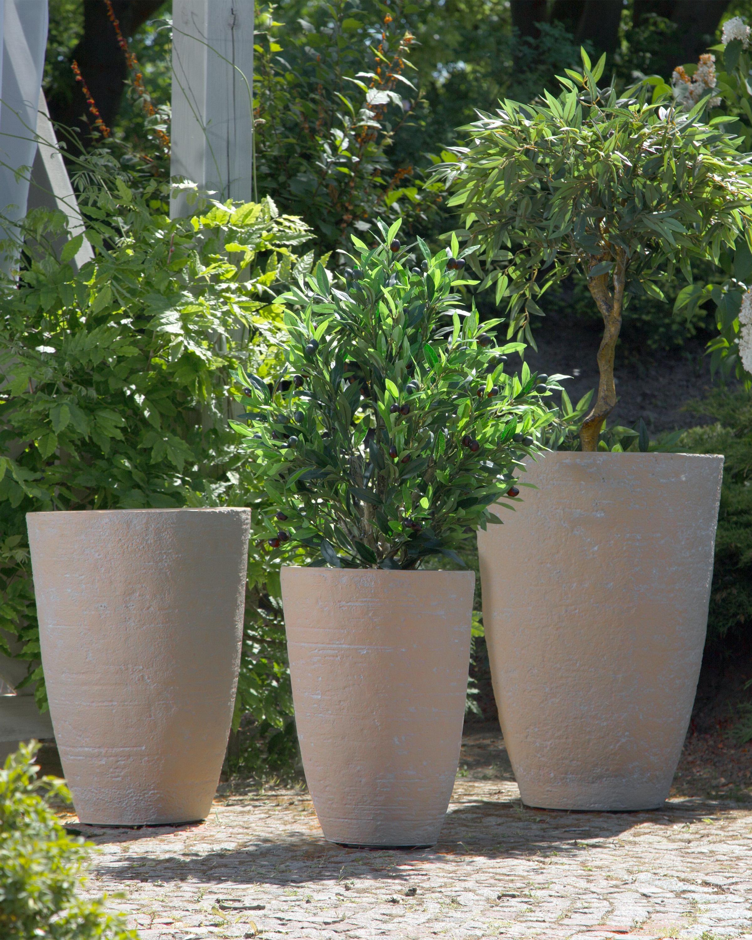 Bloempot CAMIA 43 cm Beige