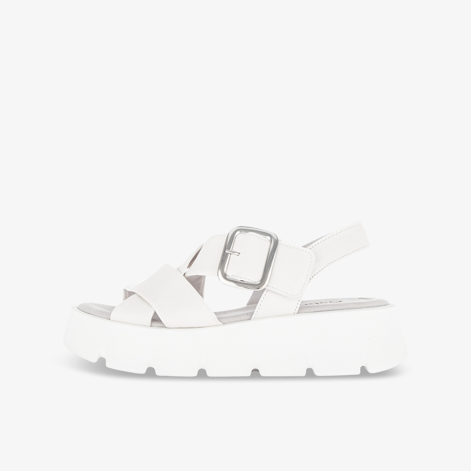 Gabor Damen Plateausandalen weiß