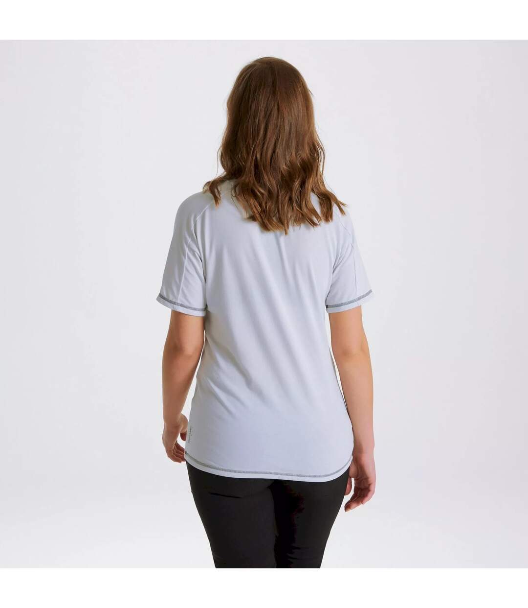 Craghoppers - T-shirt DYNAMIC - Femme (Gris pâle) - UTCG1897