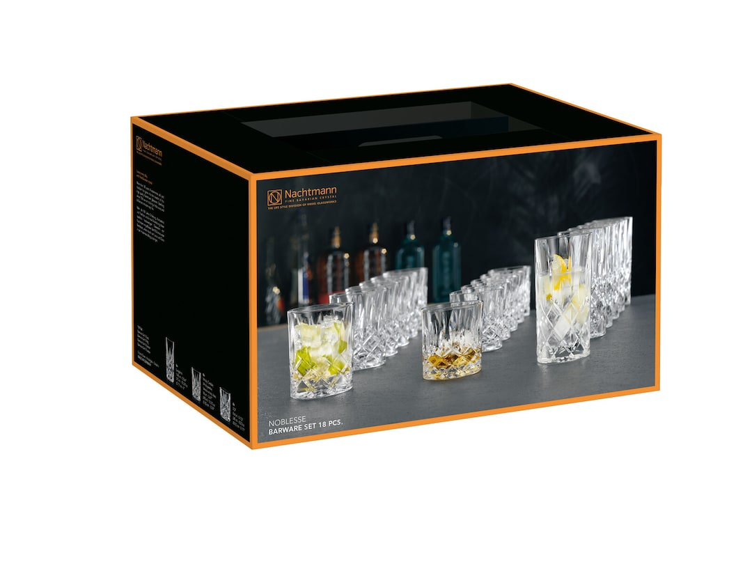 Nachtmann Becher Set NOBLESSE 18-teilig Glas
