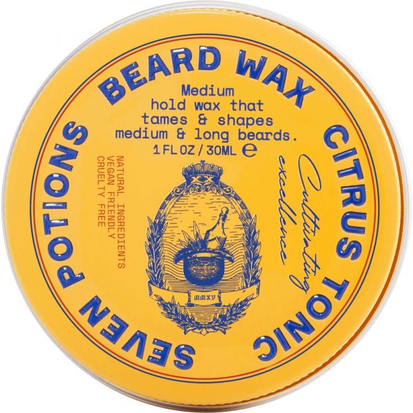 Seven Potions Beard Wax Tônica Cítrica 100ml