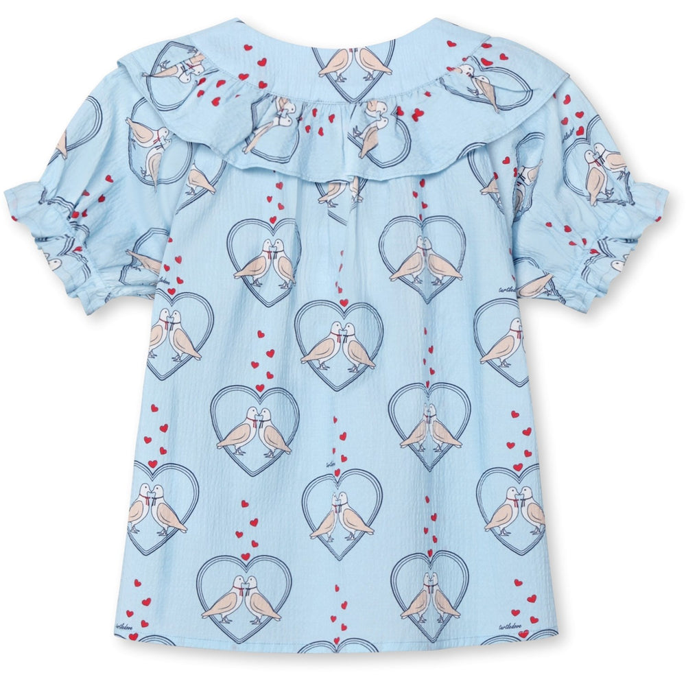 Køb Fliink Dream Blue Aop Colombe Ss Bluse