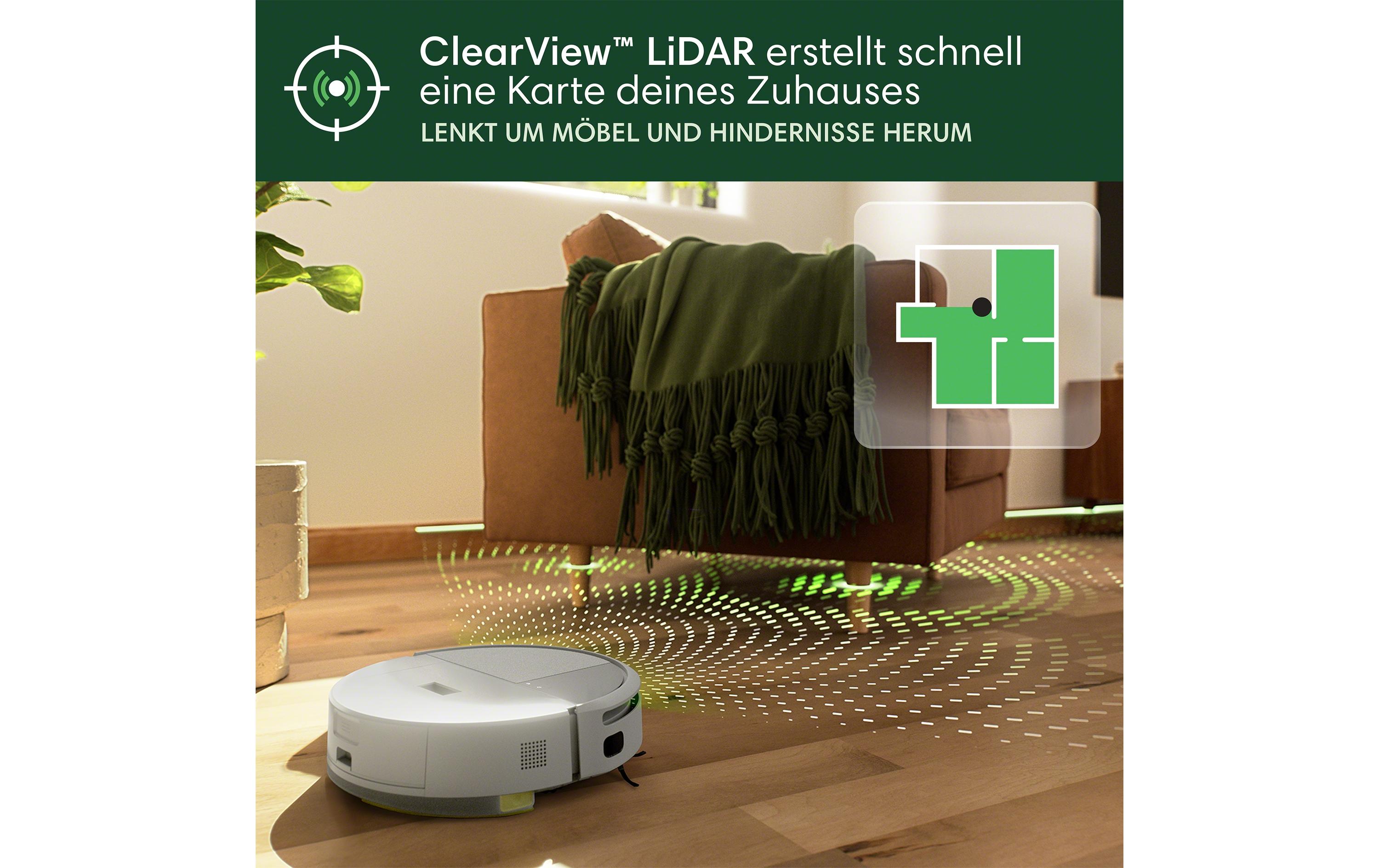 Saug- und Wischroboter Roomba 205 DustCompactor Combo<br>Der erste Saugwischroboter mit Verdichtungsbehälter
