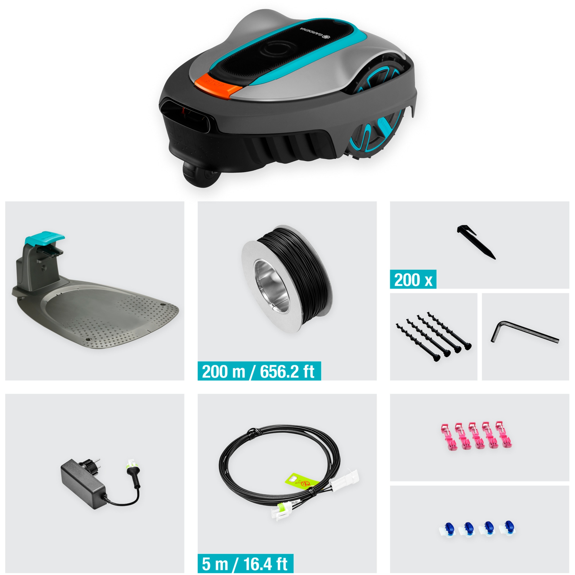 GARDENA Mähroboter Mähroboter SILENO city 600m²