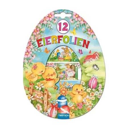 Trötsch Eierfolien Osterspaß, 12 Stück
