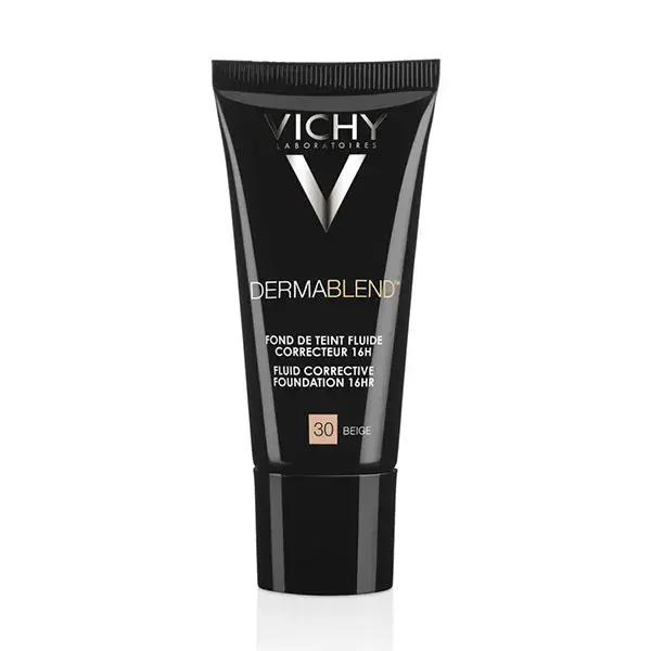 Vichy Dermablend Fond de Teint Fluide Correcteur 16h N°30 Beige 30ml