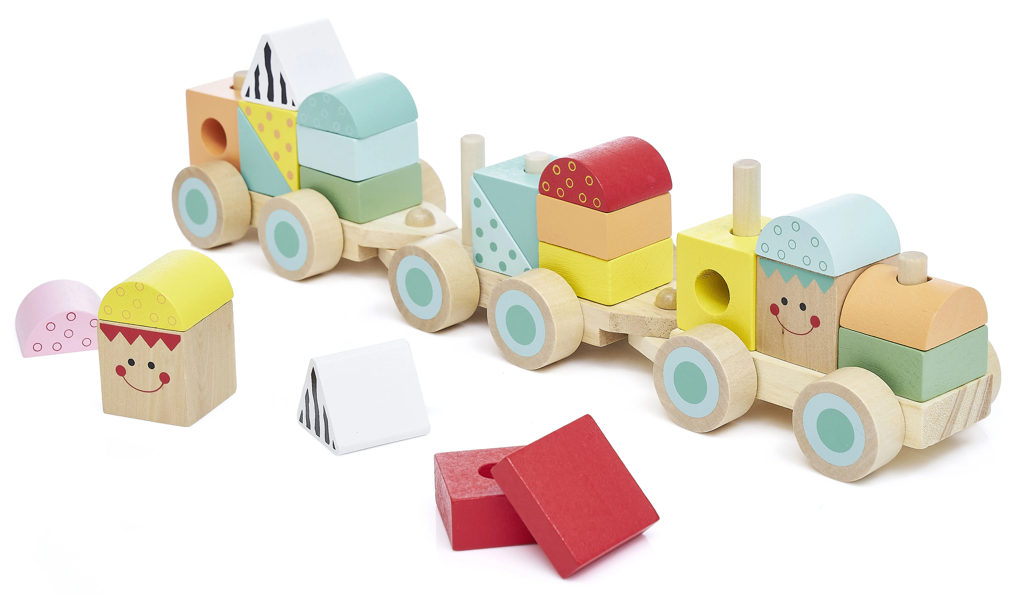 Train en bois certifié FSC® 26 pièces