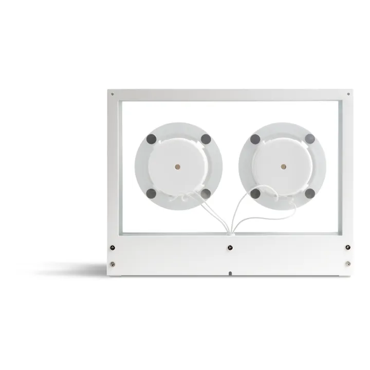 Transparent Speaker Enceinte en verre trempé | Blanc