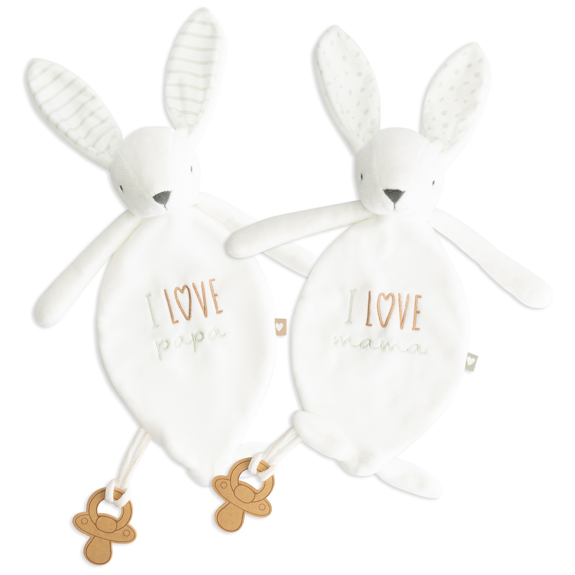Prénatal Knuffeldoekje I Love Papa wit - Prénatal