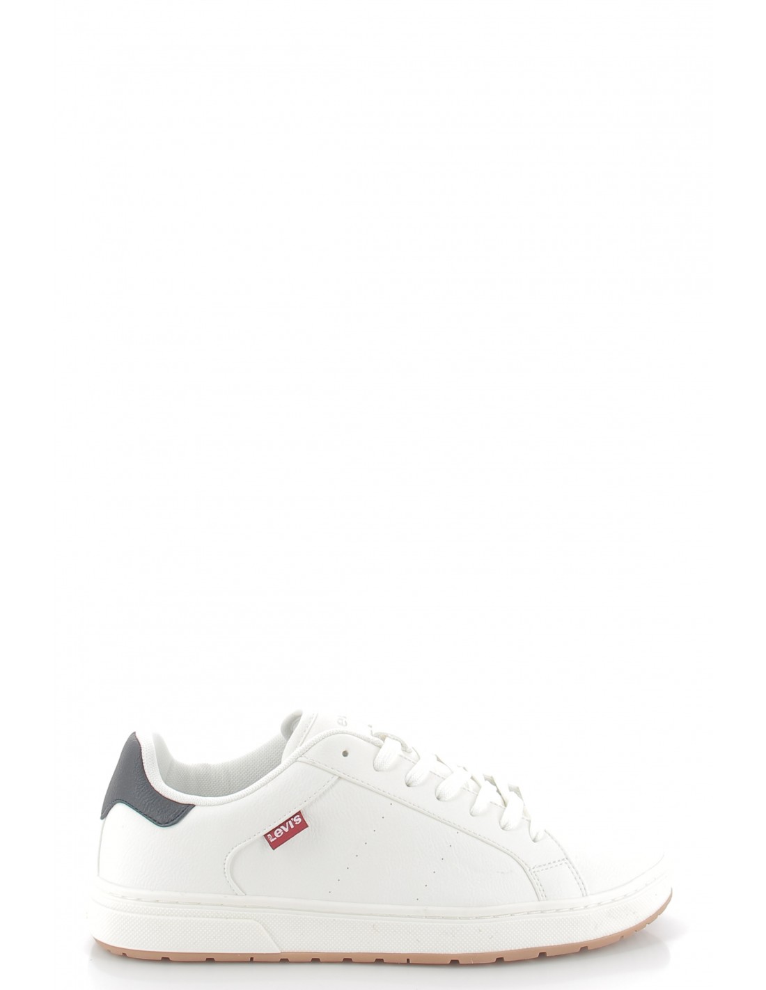 levi's baskets de ville homme sneaker piper blanc/bleu