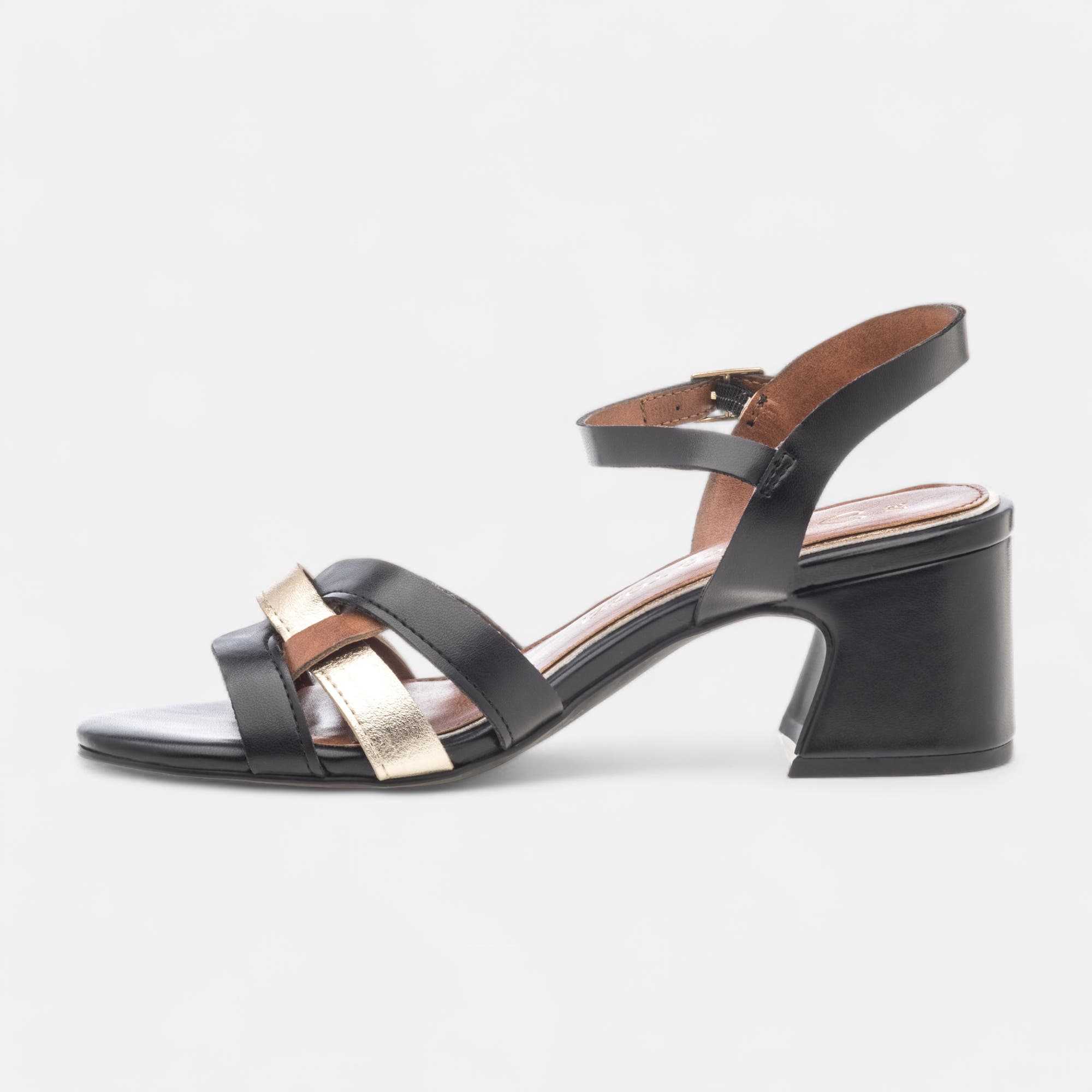 Nu-pieds à talon Femme noir