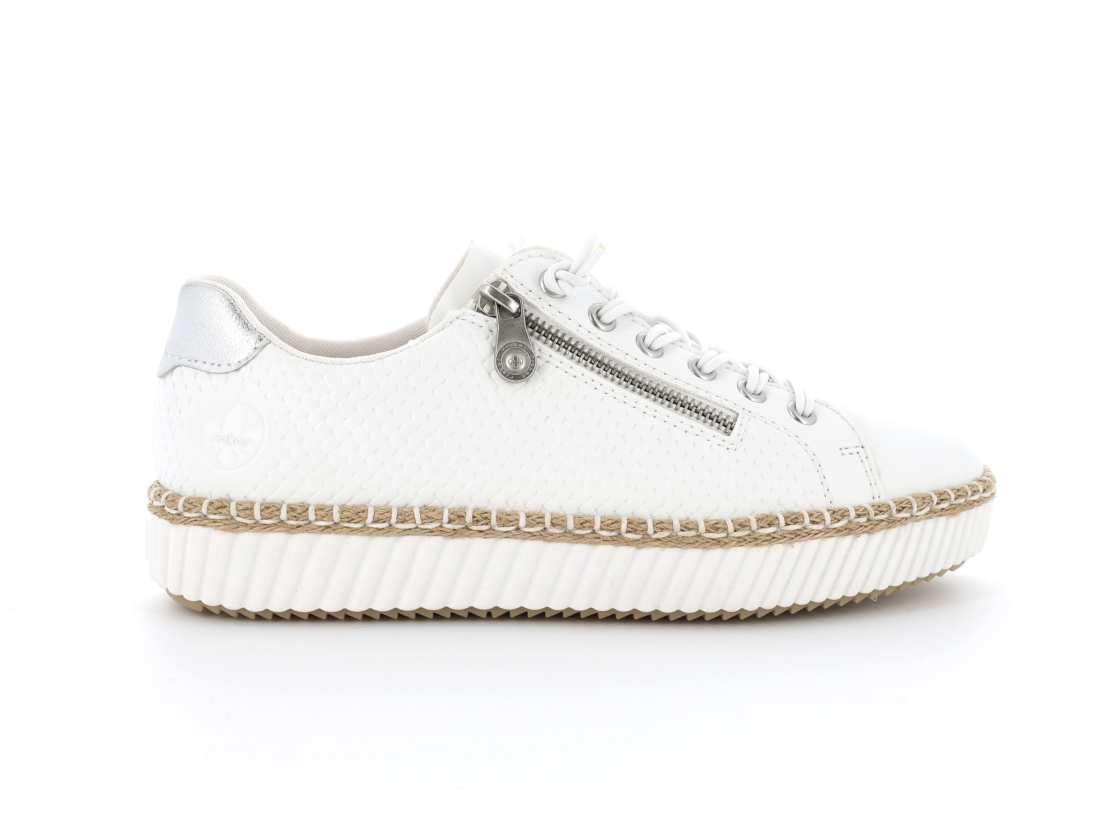 Rieker-M2940 Synthétique Blanc