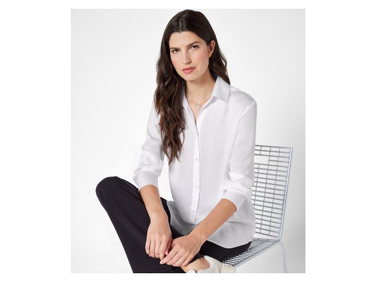 Satijnen dames blouse