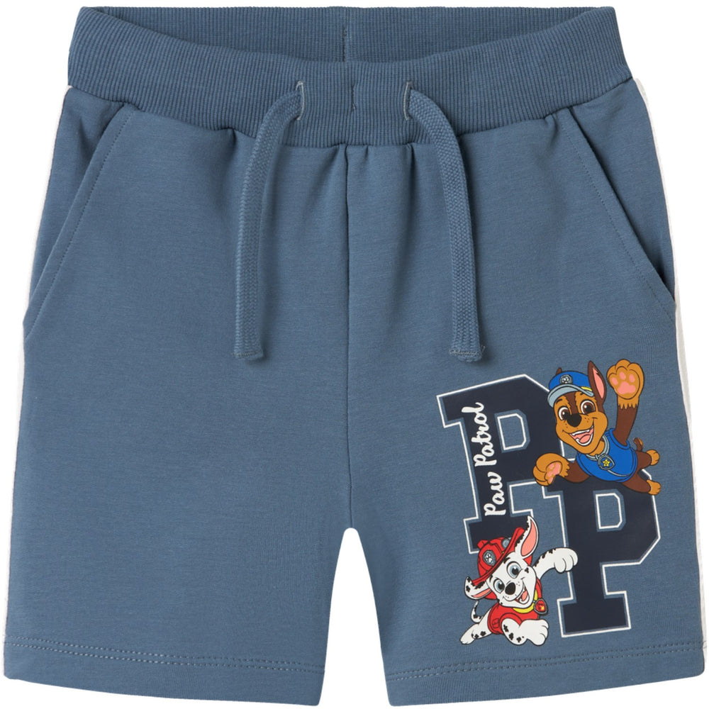 Køb Name It Blue Mirage Mik Paw Patrol Regular Sweat Shorts