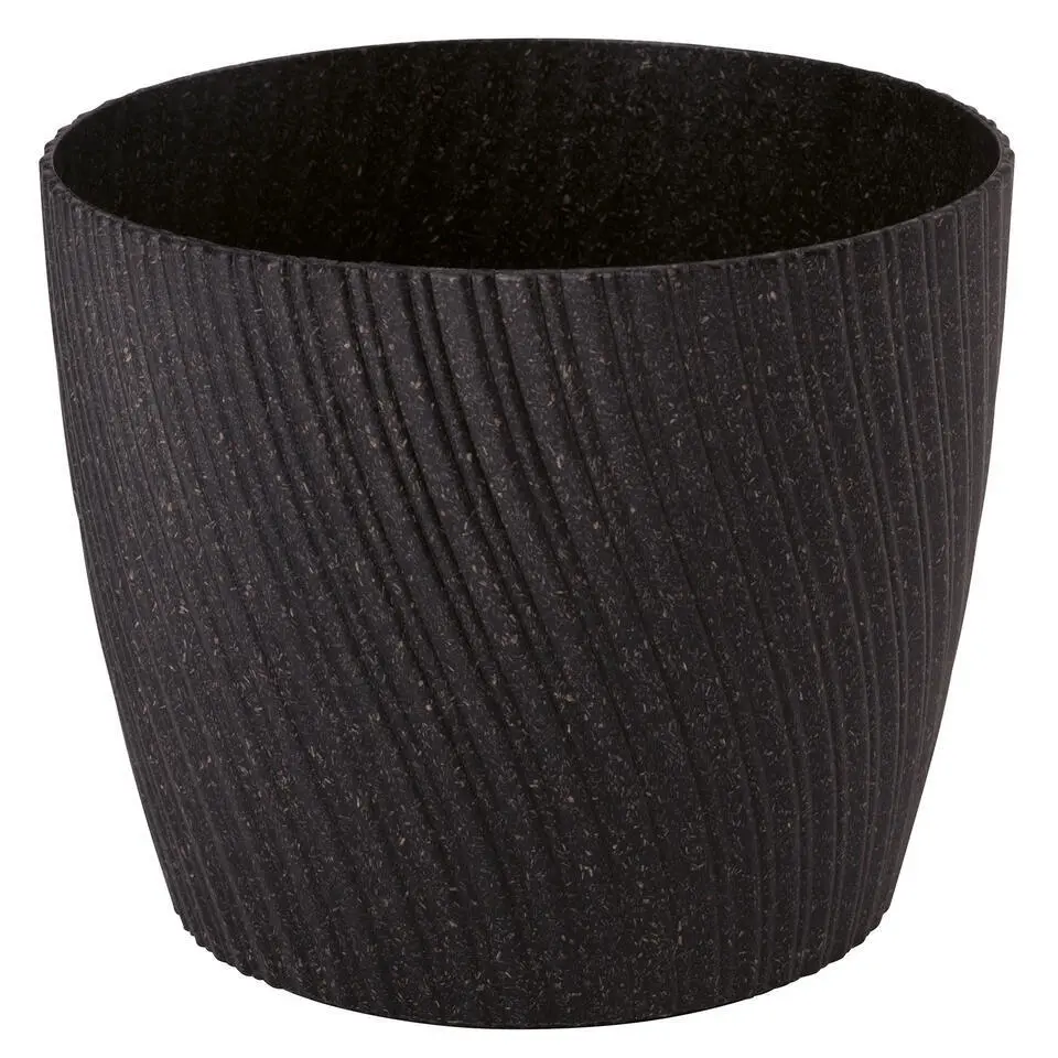 Form Plastic Plantenpot - kunststof - zwart - D23 x H20 cm
