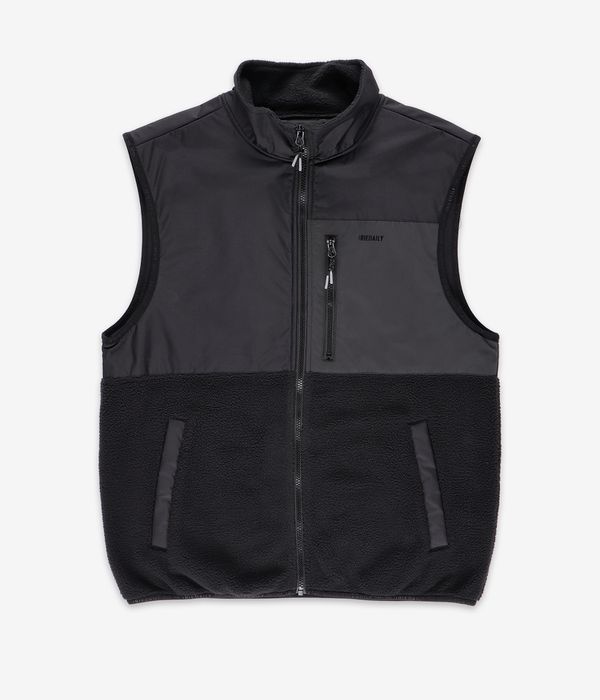 Iriedaily Auf Deck Fleece Weste (uni black)