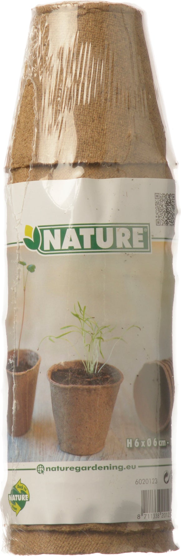 Nature kweekpot D 6 x 6 cm 18 stuks