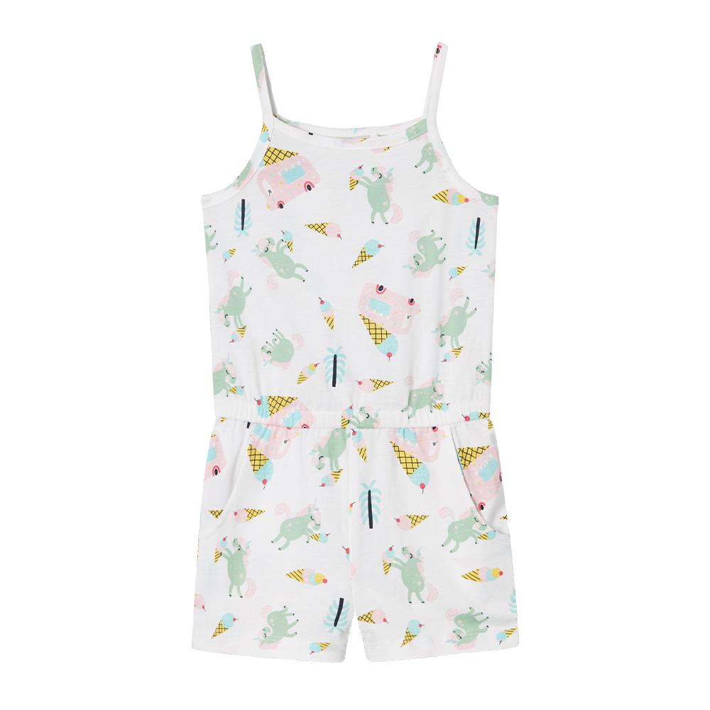 Name it Combishort Blanche à Motifs Fille Name it Vigga
