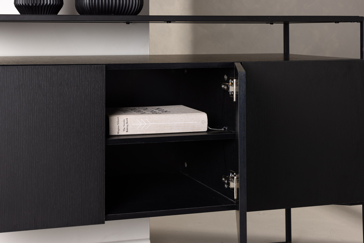 Houten dressoir Cedric Zwart
